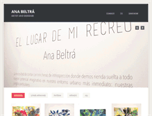 Tablet Screenshot of anabeltra.com